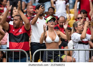 Rio De Janeiro, Rio De Janeiro, Brazil May 20, 2022. Flamengo X Vasco - Campeonato Carioca.