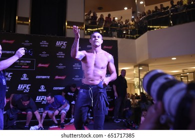 Rio De Janeiro- Brazil May 31, 2017, Athletes Training For The UFC 212 Fight In Rio De Janeiro. Fighter Vitor Belfort