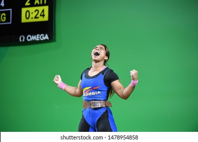 Rio De Janeiro - Brazil October 10, 2016, Weightlifting Competition