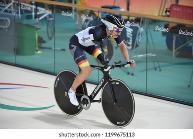 Rio De Janeiro -Brazil, September 12, 2016- Paralympic  Track Cycling At The 2016 Paralympic Games  In Rio De Janeiro 