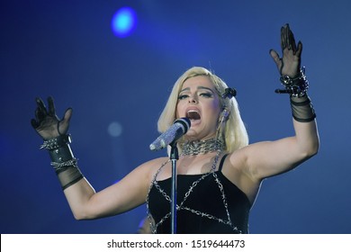 Rio De Janeiro, Brazil, September 27, 2019.
Singer Bebe Rexha During Her Rock In Rio Concert In Rio De Janeiro.