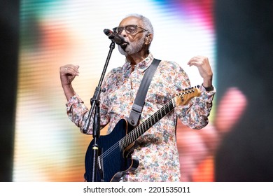 Rio De Janeiro, Rio De Janeiro, Brazil -September 4, 2022. Singer Gilberto Gil At Rock In Rio At The Olympic Park.