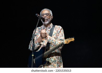 Rio De Janeiro, Rio De Janeiro, Brazil -September 4, 2022. Singer Gilberto Gil At Rock In Rio At The Olympic Park.