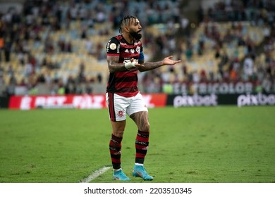 Rio De Janeiro, Rio De Janeiro, Brazil - September 18, 2022. Flamengo X Fluminense For The Brazilian Championship At The Maracanã Stadium.