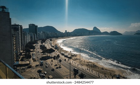 Rio de Janeiro, Copacabana Beach, summer, 2024, beautiful view, top view, life style, travel vacation - Powered by Shutterstock