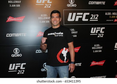 RIO DE JANEIRO, JUNE 03, 2017: Fighter Lyoto Machida On Red Carpet During UFC 212 At Rio De Janeiro