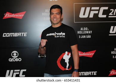 RIO DE JANEIRO, JUNE 03, 2017: Fighter Lyoto Machida On Red Carpet During UFC 212 At Rio De Janeiro