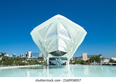Rio de Janeiro, may 26, 2022: Museu do Amanha (Museum of Tomorrow) in Rio de Janeiro City.