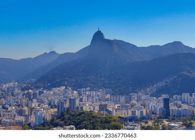 rio de janeiro overview with chtist the redeemer on the background - Powered by Shutterstock