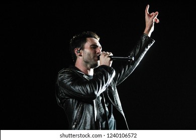 RIO DE JANEIRO, SEPTEMBER 15, 2017: Adam Levine On Stage Of Rock In Rio Festival