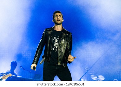 RIO DE JANEIRO, SEPTEMBER 15, 2017: Adam Levine On Stage Of Rock In Rio Festival