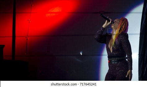  Rio De Janeiro  September 17th, 2017    US Singer Alicia Keys Performs In The Rock In Rio Concert 