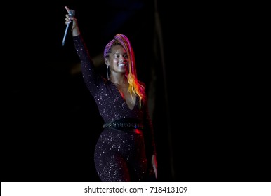  Rio De Janeiro  September 17th, 2017    US Singer Alicia Keys Performs In The Rock In Rio Concert 