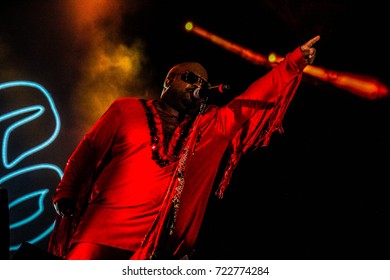 RIO DE JANEIRO, SEPTEMBER 23th, 2017: Singer Ceelo Green Performing On Stage Of Rock In Rio Festival