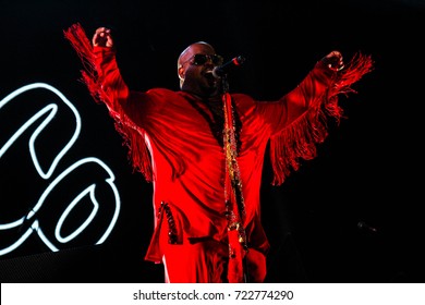 RIO DE JANEIRO, SEPTEMBER 23th, 2017: Singer Ceelo Green Performing On Stage Of Rock In Rio Festival