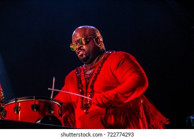 RIO DE JANEIRO, SEPTEMBER 23th, 2017: Singer Ceelo Green Performing On Stage Of Rock In Rio Festival