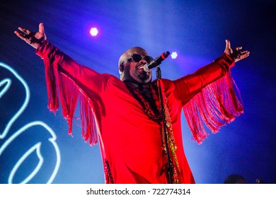 RIO DE JANEIRO, SEPTEMBER 23th, 2017: Singer Ceelo Green Performing On Stage Of Rock In Rio Festival