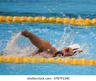 Rio de Janeiro-Brazil, 05 September 2016- Brazil's swim team at the Paralympic Games.athlete Daniel Dias