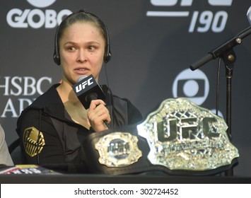 Rio De Janeiro-Brazil 31 JULY 2015, Ronda Rousey, The UFC Fighter Bethe Correa In  UFC 190. Case Number: 0851135