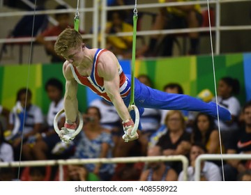 Rio De Janeiro-Brazil, April 17, 2016 Test Preparation For The Olympic Games 2016- Gymnastics