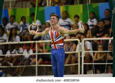 Rio De Janeiro-Brazil, April 17, 2016 Test Preparation For The Olympic Games 2016- Gymnastics