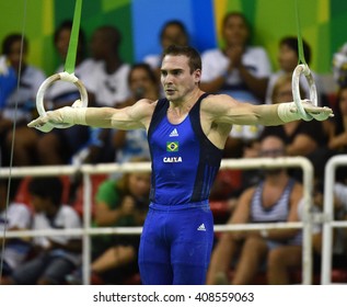 Rio De Janeiro-Brazil, April 17, 2016 Test Preparation For The Olympic Games 2016- Gymnastics