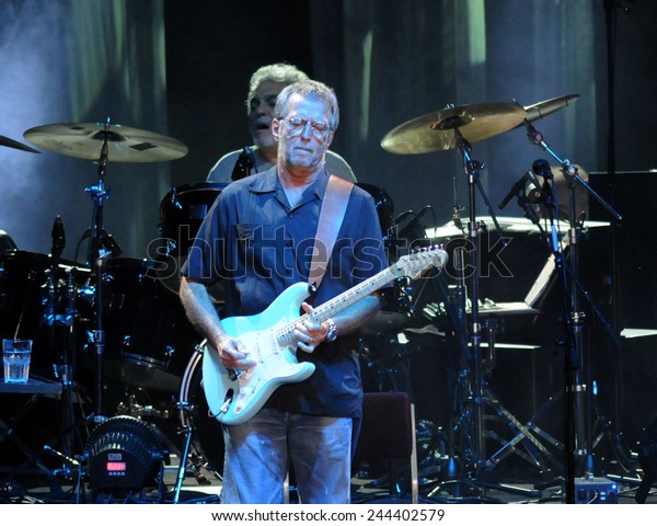 Rio de Janeiro-Brazil December 20, 2012- Eric Clapton in concert in Rio de Janeiro, at HSBC Arena