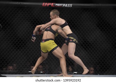 Rio De Janeiro-Brazil, May 11, 2019. UFC 237
In Rio De Janeiro, Fight Between The Athletes Jéssica Andrade And Rose Namajunas