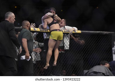 Rio De Janeiro-Brazil, May 11, 2019. UFC 237
In Rio De Janeiro, Fight Between The Athletes Jéssica Andrade And Rose Namajunas