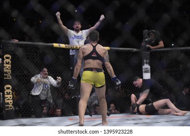 Rio De Janeiro-Brazil, May 11, 2019. UFC 237
In Rio De Janeiro, Fight Between The Athletes Jéssica Andrade And Rose Namajunas