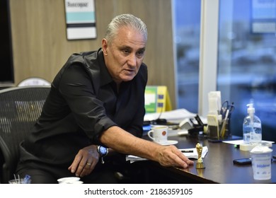 Rio De Janeiro-Brazil May 5, 2022, Interview With Brazil National Football Team Coach Tite