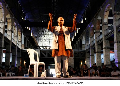 Rio De Janeiro/Rio De Janeiro/Brazil - May 2 2015: Muhammad Yunus In Brazil