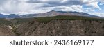 The Rio Grande del Norte National Monument in Taos County, New Mexico. Cebolla Mesa, Red River Fish Hatchery, Lama Canyon on the Red River, Baldy Mountain in the Cimarron Range. Autumn colors. 