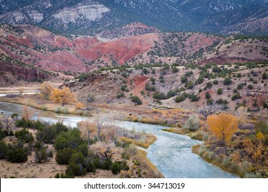 Rio Grande River Near Abiquiu, New Mexico