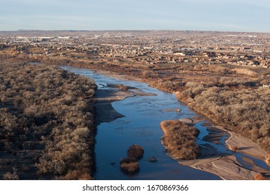 Rio Grande River Near Albuquerque