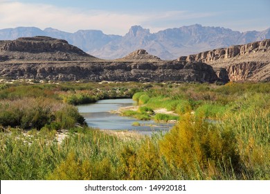 The Rio Grande As Viewed From Big Bend National Park, Texas