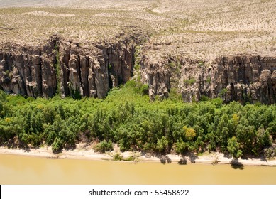 Rio Grande Wild And Scenic River In Hot Springs Canyon