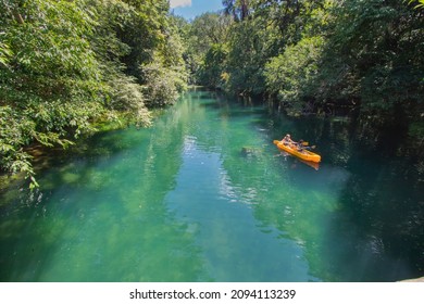 RIO QUENTE, BRAZIL - DECEMBER 07, 2021: Brazilian People Have Fun In Lake On December, 2021, Rio Quente.