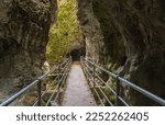 The Rio Sass di Fondo canyon in Non Valley, Trentino Alto Adige: a scenic excursion among narrow rock walls and fascinating light effects - Fondo, northern Italy