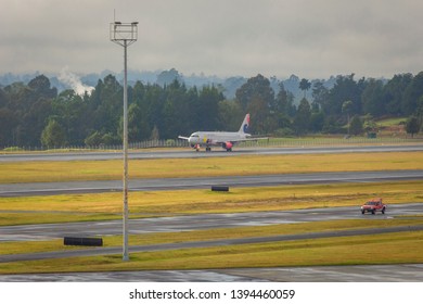 Rionegro, Antioquia / Colombia. August 03, 2018. The José María Córdova International Airport Is A Colombian Airport Located In The Municipality Of Rionegro (Antioquia) And Serves The City Of Medellín
