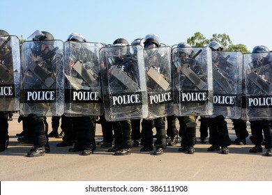 Riot police - Shutterstock ID 386111908