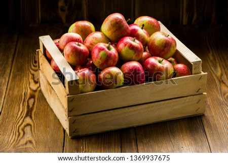 Similar – Image, Stock Photo Ripe apples Fruit Apple