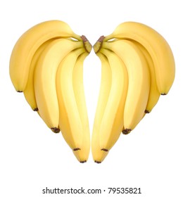 Banana Heart Images, Stock Photos & Vectors | Shutterstock