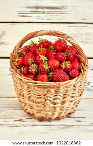 Similar – strawberry season Food