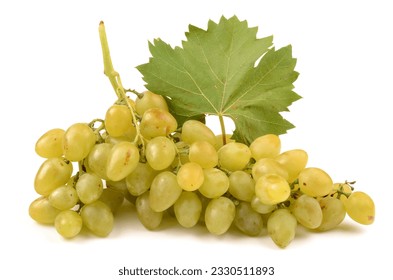 Ripe grapes isolated on white background - Shutterstock ID 2330511893