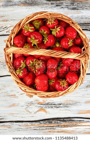 Similar – strawberry season Food