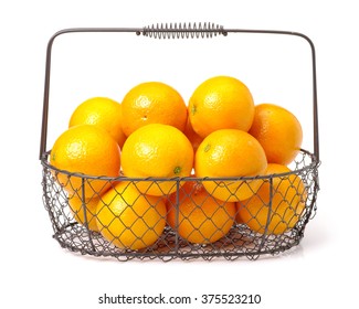 Ripe orange isolated on white background - Powered by Shutterstock