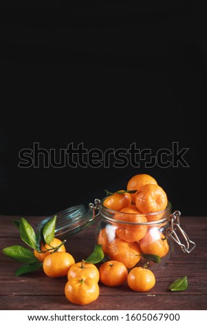 Similar – Image, Stock Photo Small tangerines Fruit