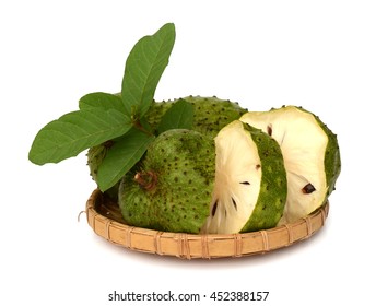 Ripe Soursop Guyabano Fruit Isolated On Stock Photo Edit Now