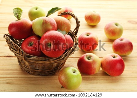 Similar – Image, Stock Photo Ripe apples Fruit Apple